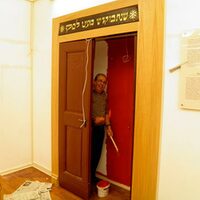 Die Restaurierung der Synagogentür